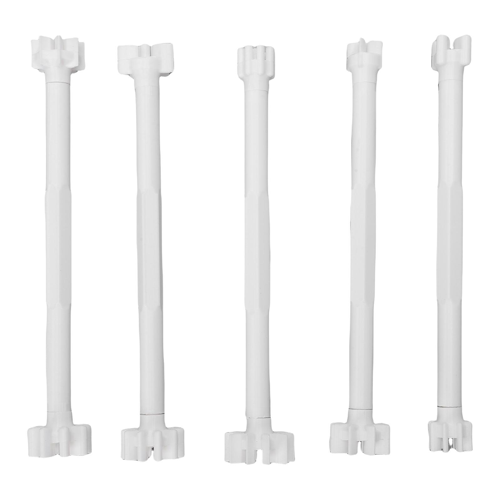 5PCS Flower Floral Dotting Tools for Dot Painting 10 Petal Shapes Dotting Pens Embossing Art Tools for DIY белый