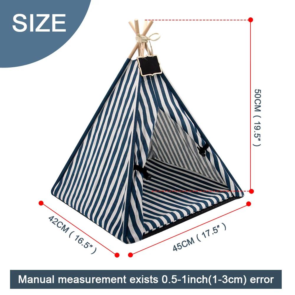 Evcil Hayvan Çadır Evi Kedi Yatağı Taşınabilir Köpek Kedi Teepee Taşınabilir Yavru Kedi İç Mekan Dış Mekan Kulübeleri Evcil Hayvan Kediler İçin Çadır Küçük Hayvanlar Yatağı