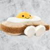 JELLYCAT Easter series fun omelette toast cute doll plush doll sitting height 9cm high