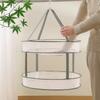 Home Clothes Drying Net, Balcony, Socks Drying, Underwear, Windproof Folding, Double-Layer Clothes Drying, Flat Net, Washable