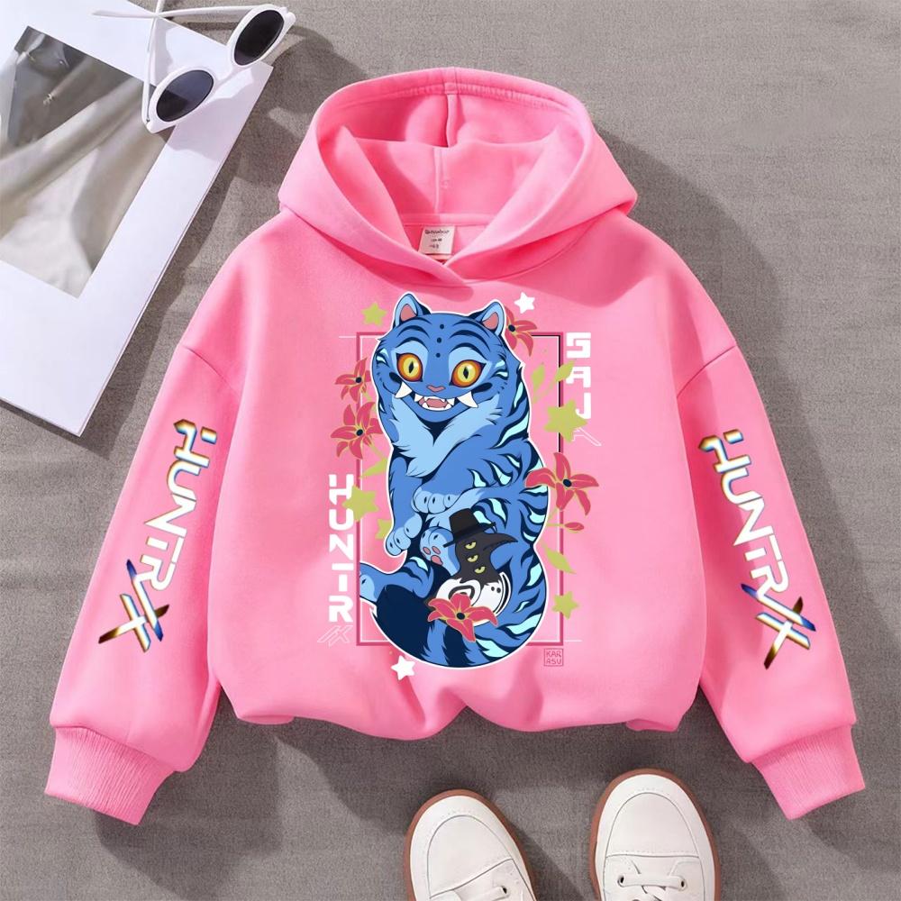 Kpop Witcher Children's Clothing Men and Girls Autumn/Winter Fashion Comfortable Hooded Sweatshirt