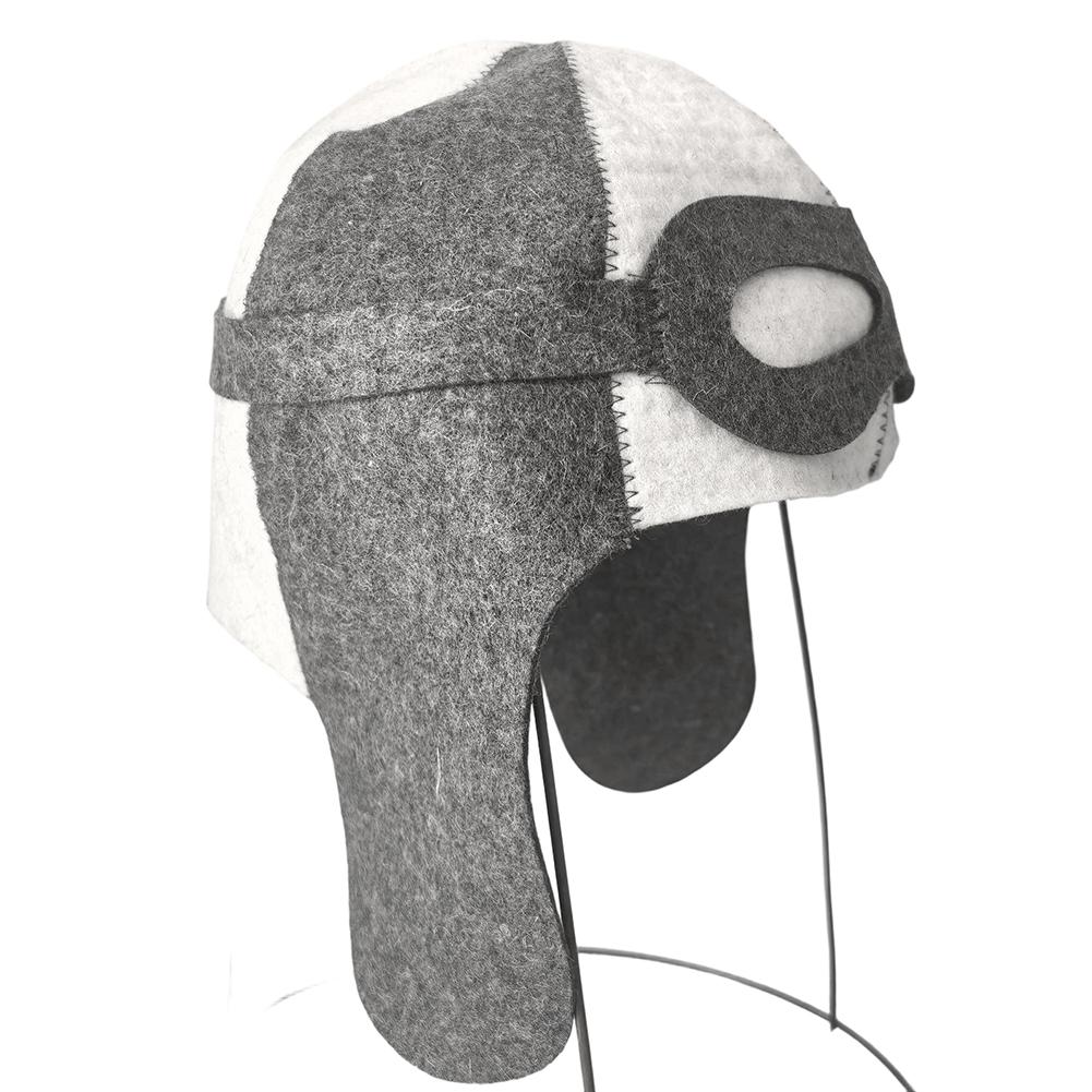 Felt Sauna Cap Pilot Sauna Hat Ear Protection Hair Protection