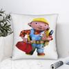 Cartoon B-Bob B-Builder Pillow Case Custom Pillow Cover For Sofa Bedroom Home Decor Cute Funny Cushion Cover