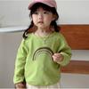 Autumn New Children's Waffle Long Sleeve Round Neck Pullover Sweater