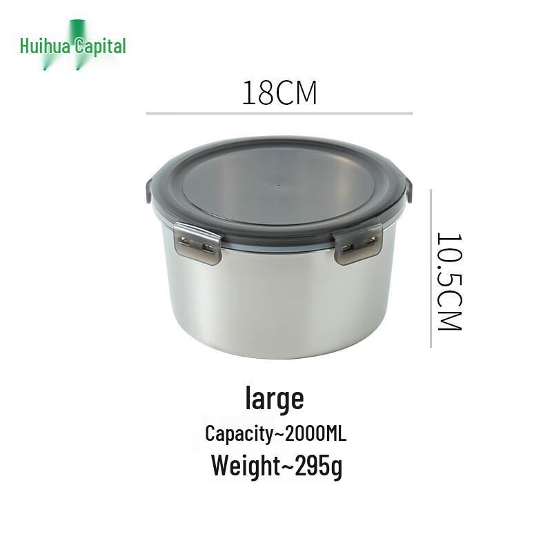HUIHUADU 304 Stainless Steel Food Storage Containers