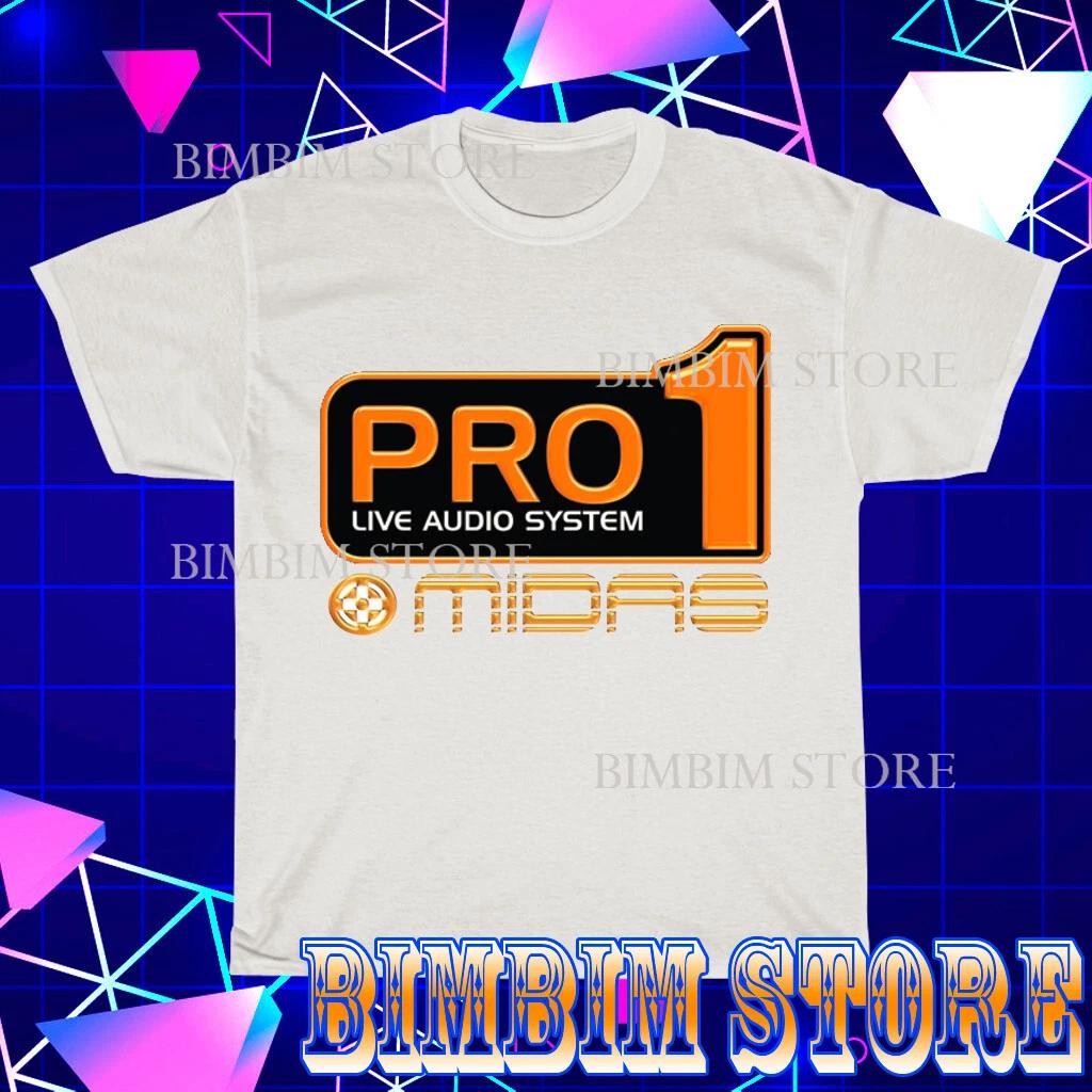 PRO 1 LIVE AUDIO SYSTEM MIDAS AUDIO LOGO MEN_S T-SHIRT Funny S to 5XL 2XL