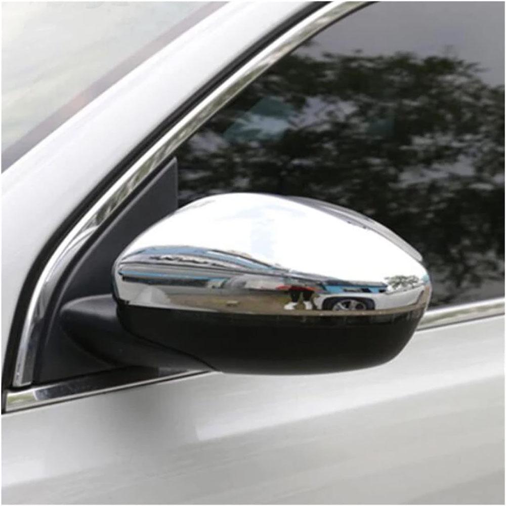 

For 2012-19 Peugeot 208 LH Left Passenger Door Wing Mirror Cover Cap Case Chrome