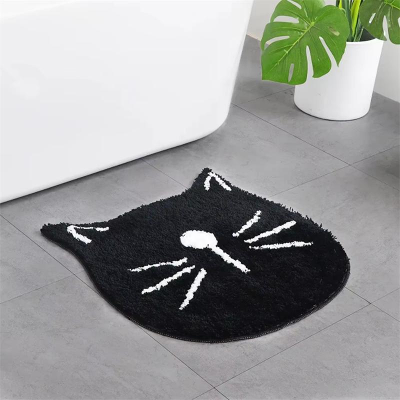 Cartoon Bathroom Mats Soft Living Room Foot Pads Entrance Doormat Water Absorbent Kitchen Floor Rugs Household Anti-slip Carpet