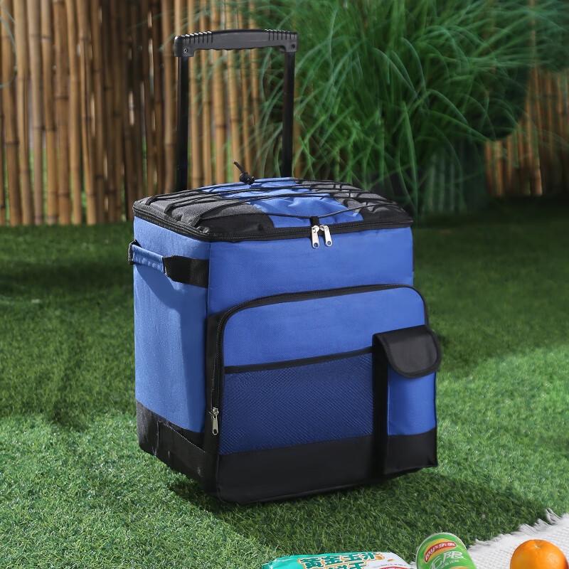 Large Capacity Portable Rolling Cooler Bag