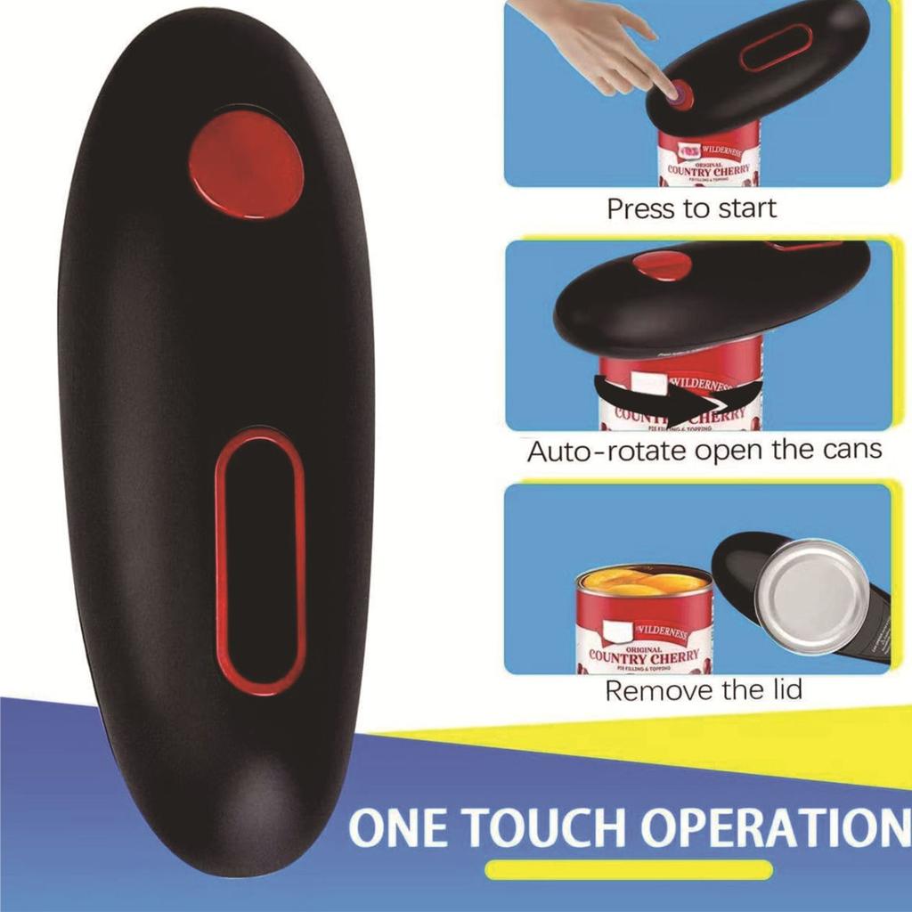 Electric Can Opener, No Sharp Edge Can Opener, One Electric Can Opener, Best Kitchen Gadgets For Seniors With Arthritis Electric Can Opener