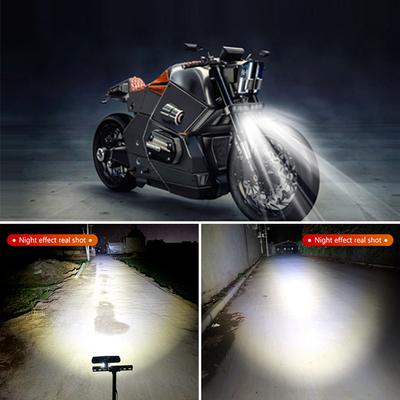 Motorcycle Headlight 6 LED Auxiliary High Brightness Lamp SpotLights DRL Flash Electric Vehicle Scooters Motorcycle Accessories