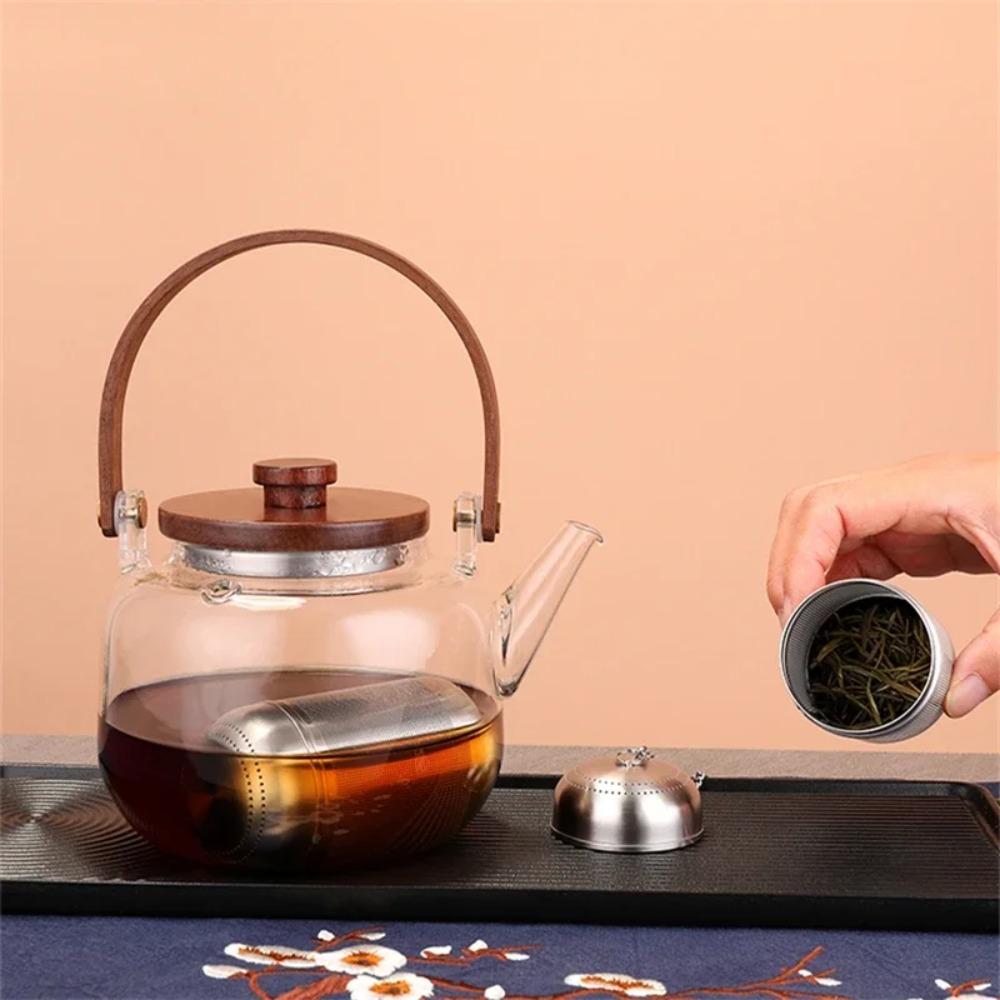 2Pcs Stainless Steel Tea Ball Infuser Loose-leaf Stew Seasoning Strainer Tea Strainers  Office