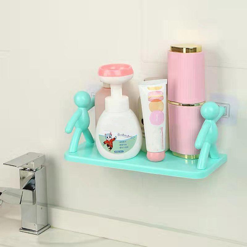 Jednoduchý závěsný držák na stěnu bez průrazu pro domácnost - tvarovaný zábradlí