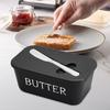 Butter Container Box with Cutter Lid Sealed Cheese Storage Box