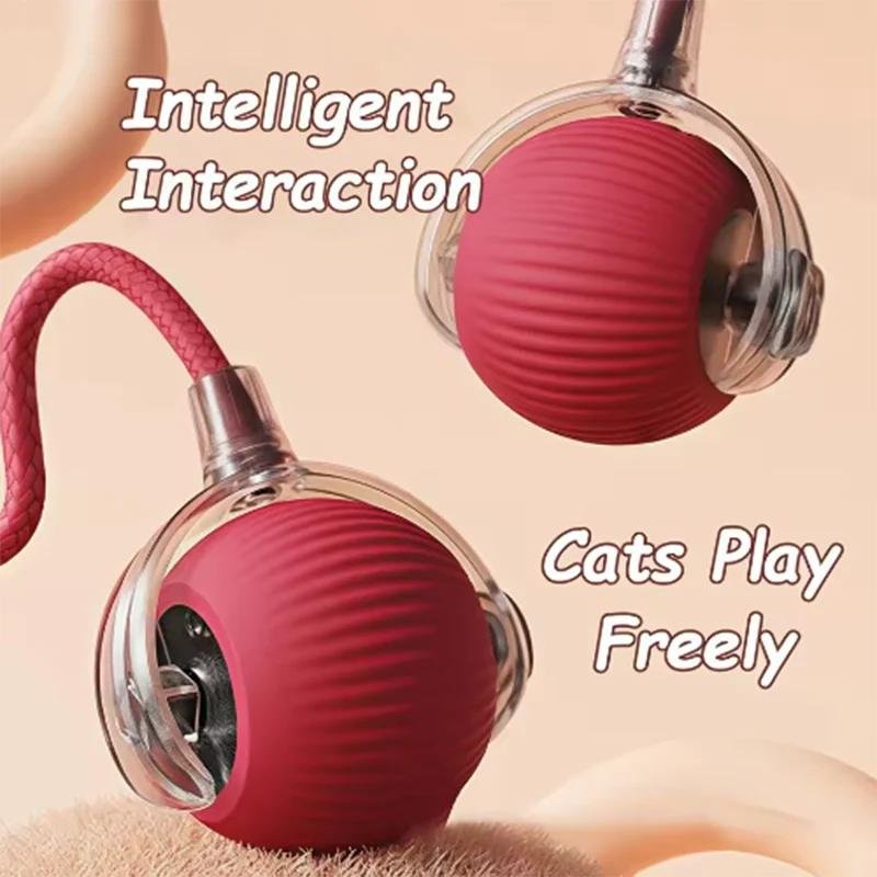 Intelligent Interactive Cat Ball Long-lasting and Durable Easy To Clean Intelligent Obstacle Avoidance Pet Dog Toys