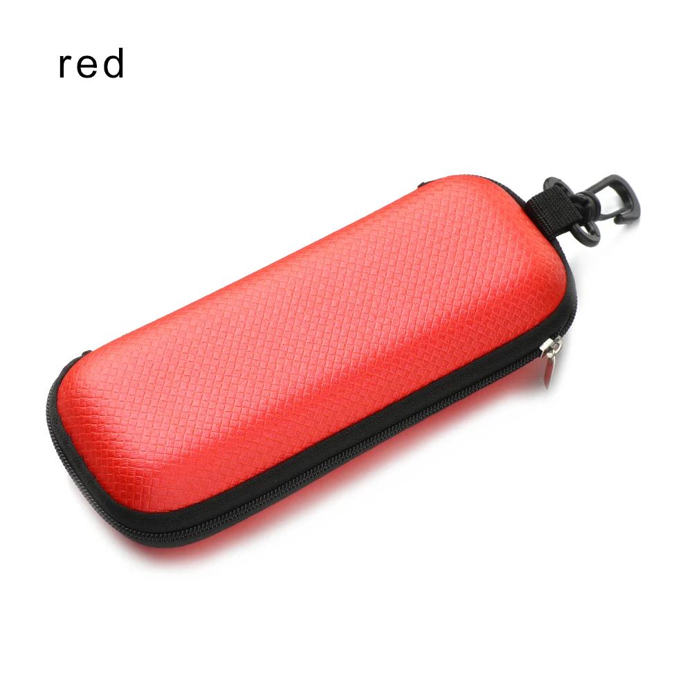 Vintage Sunglasses Box Glasses Fashion Pattern Eyewear Box Zipper Closure Simple Style Portable EVA Glasses Protective Box