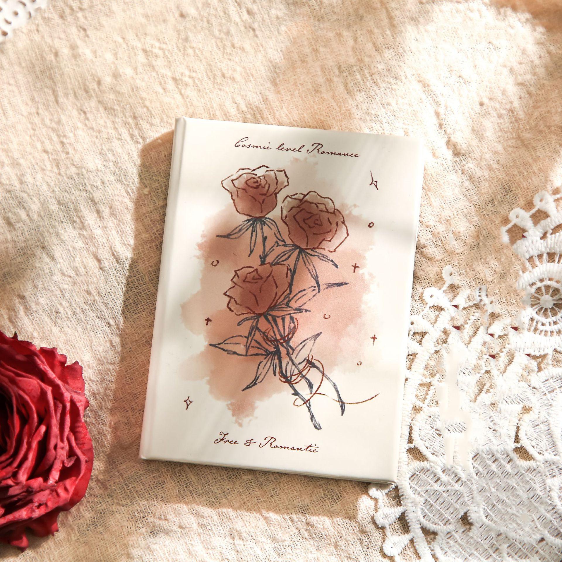 

A7 креативный американский ретро мини-блокнот для студентов, 96 листов, портативный книжный блокнот, милые канцелярские принадлежности, школьные принадлежности для девочек