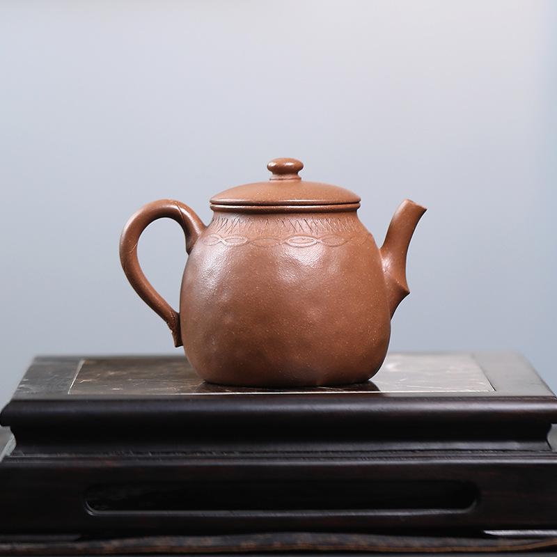 170ml Chinese Yixing Purple Clay Teapot Famous Handmade Raw Ore Zisha Tea Pot Household Tea Infuser Beauty Kettle Tea Set