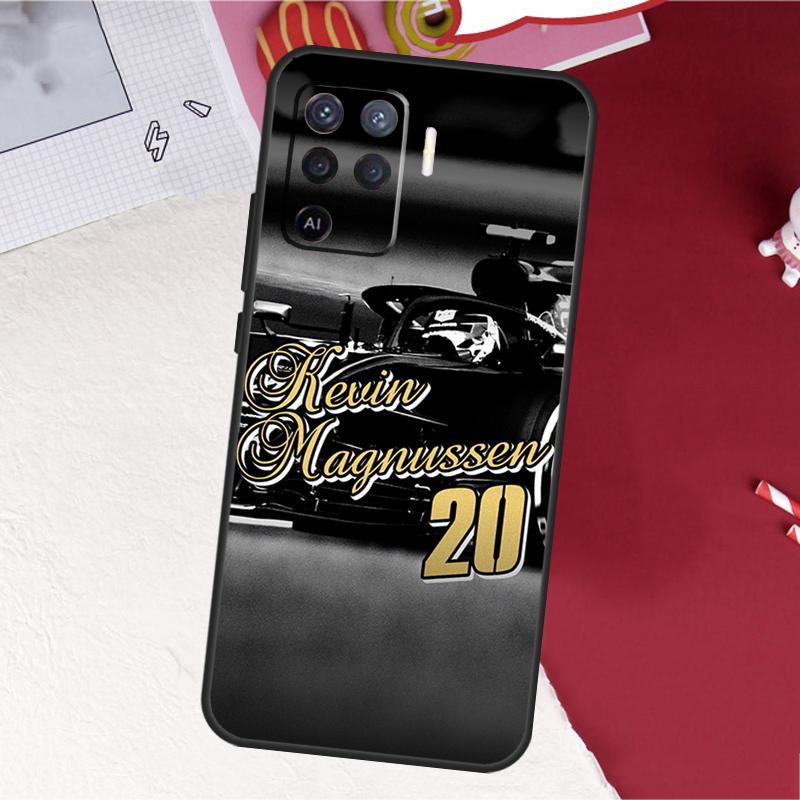 Kevin Magnussen Case For Oppo A17 A57 A77 A74 A54 A94 A78 A98 A18 A60 A80 A40 A38 A58 A96 A76 A16 A15 A5 Pro