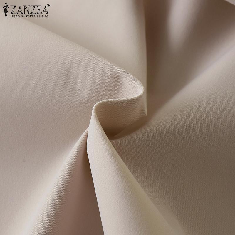 ZANZEA Bluză cardigan cu mânecă lungă, casual, cu guler răsturnat