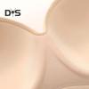 Damen-BH, verstellbarer Schultergurt, Push-up, klemmsicher, einfarbig, vollständige Abdeckung, bügellose Schnalle auf der Rückseite, Verschluss, 3/4-Schaumstoff-Cup, für den täglichen Sport, zum Pendeln
