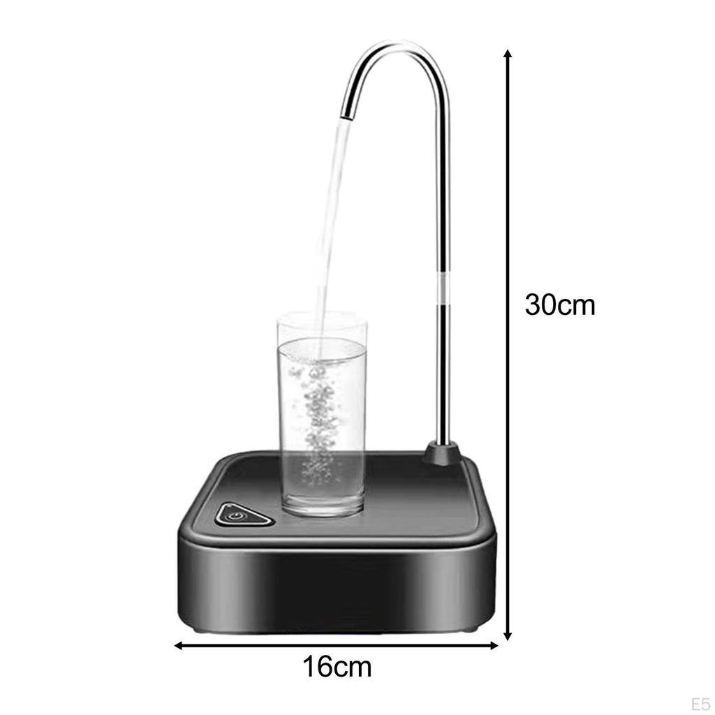 Distributore d'acqua sul comodino, pompa elettrica per bottiglia, ricarica USB con base per bere da appoggio