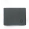 RFID-Blocking Genuine Cowhide Men's Wallet with Coin Purse - Anti-Theft Design
