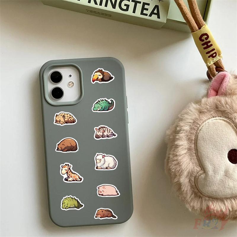 500Pcs/Roll Sleeping Animals Series 02 Kids Rewards Stickers - DIY Scrapbooks Album Decor Sealing Label Decals