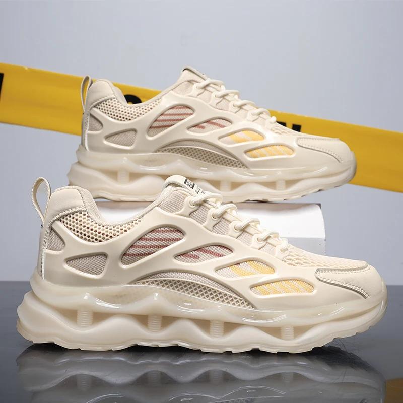 Herresko Sneakers Mandlig tenis Luksussko Herre afslappet Træner Løb Åndbar mode loafers løbesko til mænd