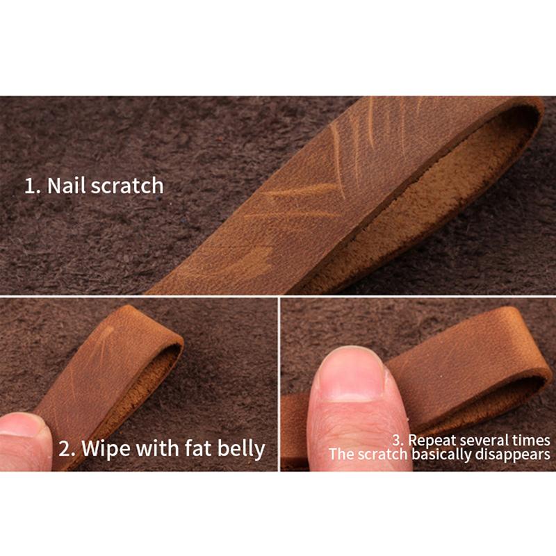 Leather Keychain Car Key Pendant Keyring