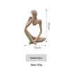 Nordic Lux Yoga Dance Figurines for Home Decor