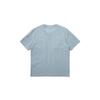 Woven PaTch PockeT ShorT Sleeve T shirT  Blue 