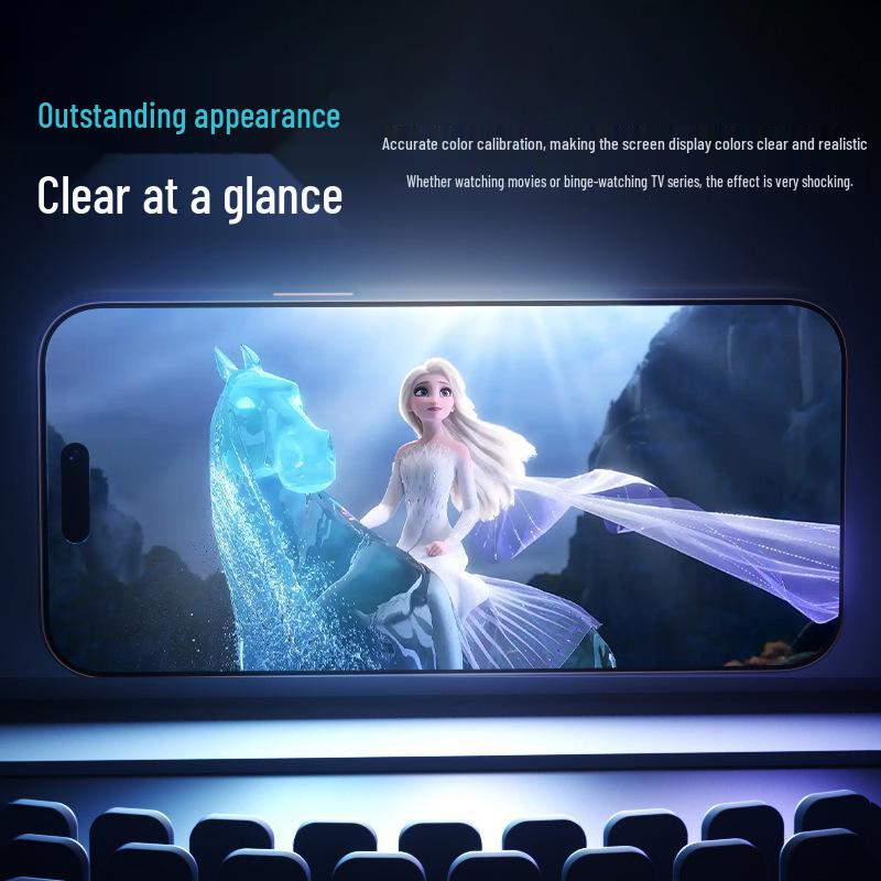 Dust-Free Tempered Privacy Screen Protector for Apple 17 Pro Max