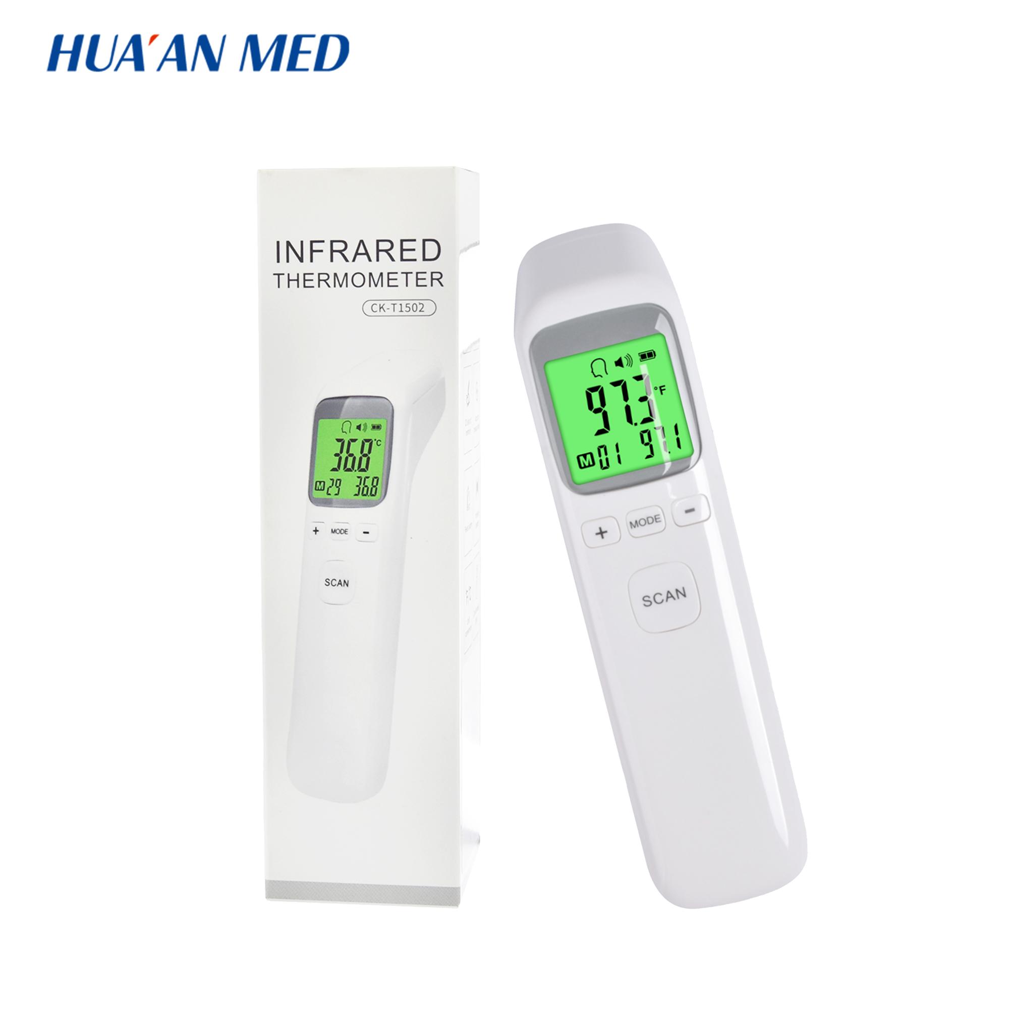 HUAAN Digital Body Temperature Non Contact Infrared Forehead Thermometer Plastic