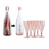 Set di Bicchieri da Vino Combo 5 Pezzi Bicchieri da Vino Rosso Champagne Bicchieri Alti in Plastica Rimovibile Campeggio all'Aperto Strumenti Portatili per il Vino