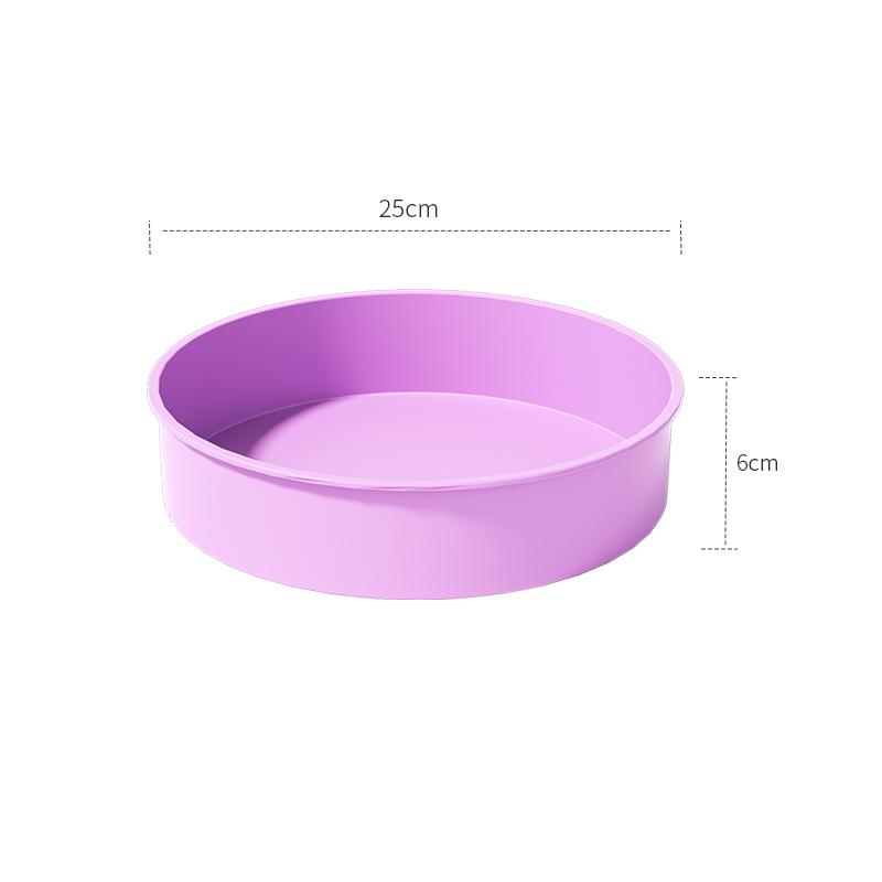 Multi-size silicone cake pans for baking, round cake molds silicone baking pans non-stick quick demoulding suitable for cheeseca