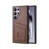Suitable for Samsung S24ultra Phone Case with Cowhide Texture, Samsung All-inclusive S23plus Shockproof 22 Leather Case
