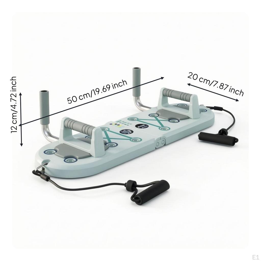 Push Board with Resistance Bands ThreeinSingle Pushes up Multifunction