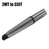 2MT to 33JT Drill Chuck Mandrel MT2 JT33 for Morse Taper Shank Spindle Bore CNC Metalworking Industrial Workholding Tool