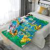 Shaggy Throw Blanket for Sofa Kawaii Pokepokes Fluffy Soft Blankets Bedroom Decoration Home Bedspread on the Bed Warm Winter Nap
