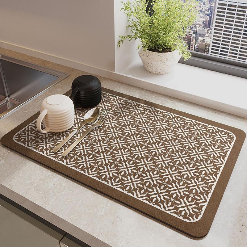 Absorbent Non-Slip Heat-Resistant Kitchen Drainage Mat