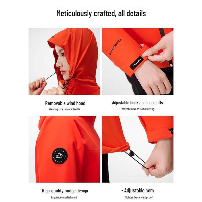 Pelliot Unisex 3-in-1 Outdoor Waterproof Hardshell Jacket