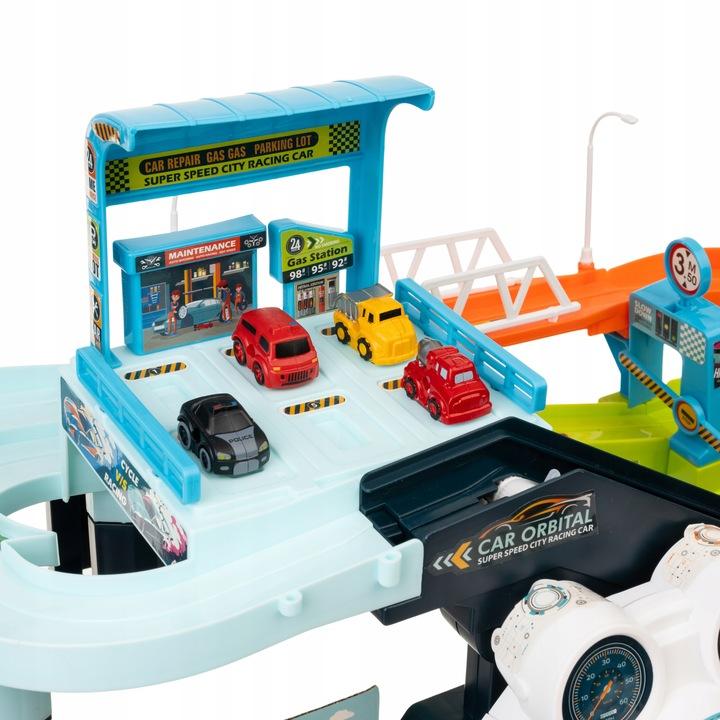 Interactive Track Parking For Cars Car Steering Foldable Garage 2 Modes
