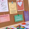 Xiaomi 50Pcs/Box Wooden Clip with Pin Colorful Photo Wooden Clip Felt Board Cork Wall Decoration Push Pin Office Stationery