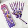 Adorable Aesthetic K-pop Demon Hunters Mechanical Pencil Kit Animation Merch Break Resistant Automatic Pencils for School Supplies
