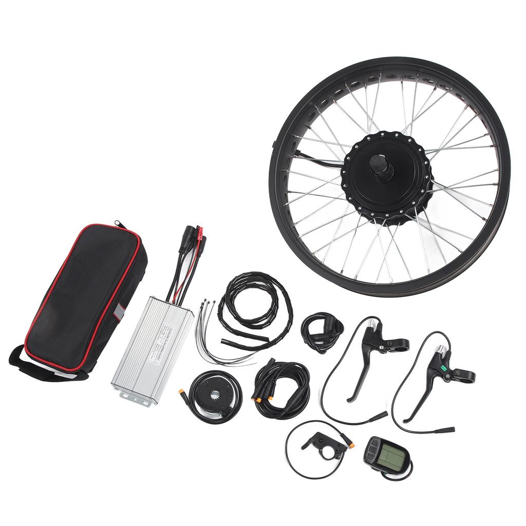 20 Inch Snowmobile Lithium Battery Modification 20 Inch 48V 750W Rear Wheel Electric Bike Motor