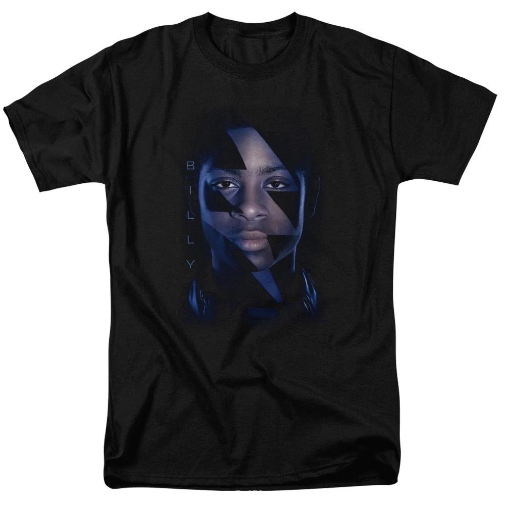 Power Rangers - Billy Bolt -  Unisex Short Sleeve Children s T-shirt - Black 110