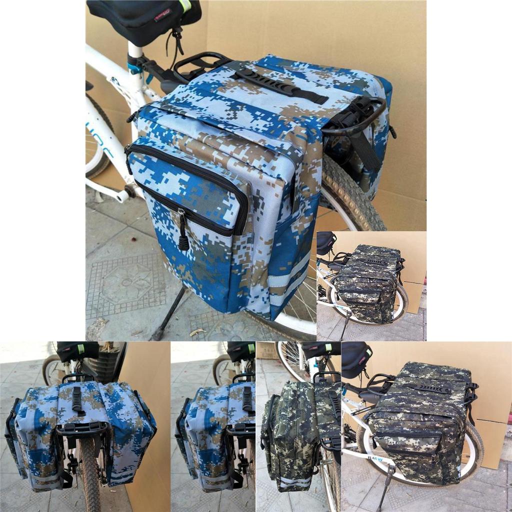 Camouflage Hinterer Fahrradgepäckträger Sitz Satteltasche Radfahren Fahrradtasche Hecktasche Pack