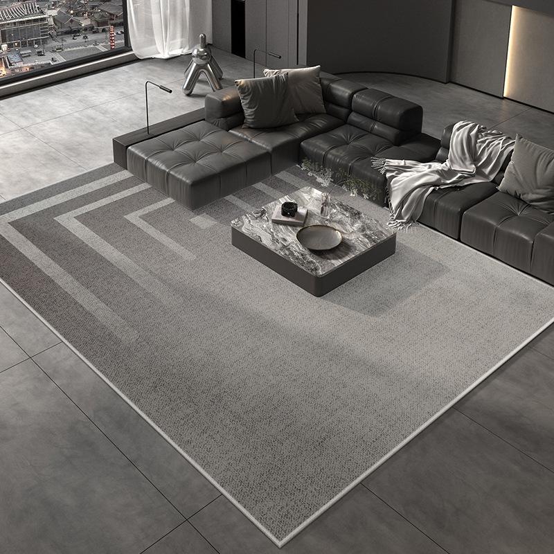 Minimalist Luxury Lint-free Carpet for Living Room Decoration Bedroom Office Easy Clean Rug Large Area Antiskid Soft Floor Mats