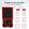 12V Car Relay Tester with Battery Clip - Universal 4/5 Pin Compatibility, Car Diagnostic Tool, Car Repair Kit, Durable and Sturdy, Car Diagnosis |